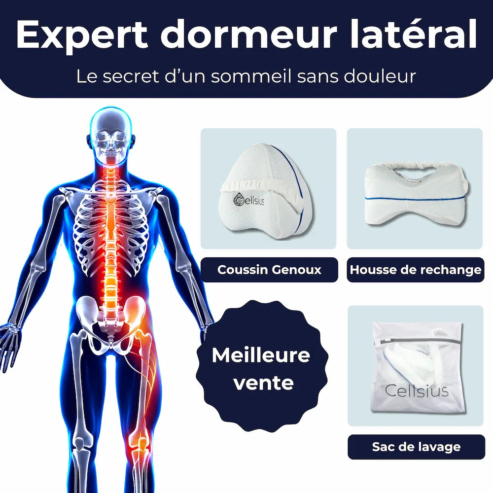 Kit Expert dormeur latéral - Le secret d'un sommeil sans douleur